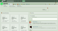 Desktop Screenshot of ladyanika.deviantart.com