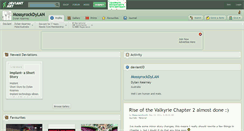 Desktop Screenshot of mossyrockdylan.deviantart.com