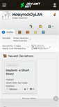 Mobile Screenshot of mossyrockdylan.deviantart.com