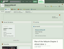 Tablet Screenshot of mossyrockdylan.deviantart.com