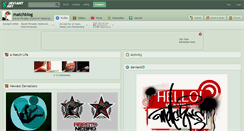 Desktop Screenshot of matchblog.deviantart.com