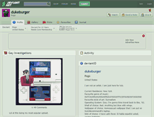 Tablet Screenshot of dukeburger.deviantart.com