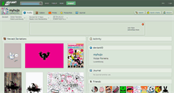Desktop Screenshot of myhujo.deviantart.com