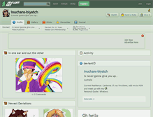 Tablet Screenshot of inuchans-biyatch.deviantart.com