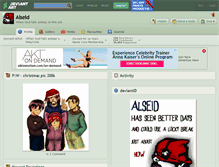 Tablet Screenshot of alseid.deviantart.com