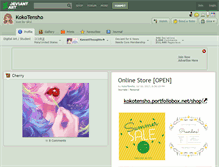 Tablet Screenshot of kokotensho.deviantart.com