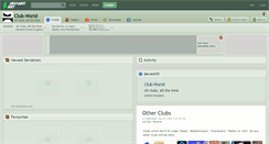 Desktop Screenshot of club-world.deviantart.com