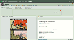 Desktop Screenshot of desmerin.deviantart.com