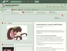 Tablet Screenshot of cheshirecatsmile37.deviantart.com