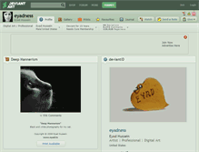Tablet Screenshot of eyadness.deviantart.com