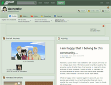 Tablet Screenshot of dawnzzzkie.deviantart.com