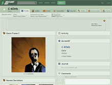 Tablet Screenshot of c-4chris.deviantart.com