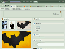 Tablet Screenshot of jamrat.deviantart.com