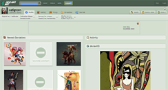 Desktop Screenshot of catigreen.deviantart.com
