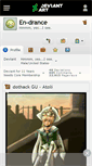 Mobile Screenshot of en-drance.deviantart.com