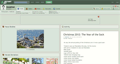 Desktop Screenshot of delathiel.deviantart.com