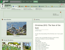 Tablet Screenshot of delathiel.deviantart.com