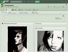 Tablet Screenshot of nonnynonny.deviantart.com