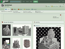 Tablet Screenshot of bentolman.deviantart.com