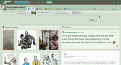Desktop Screenshot of horrormadnesspeep.deviantart.com