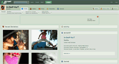 Desktop Screenshot of in-deep-hurt.deviantart.com