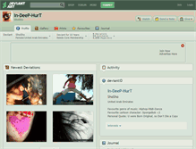 Tablet Screenshot of in-deep-hurt.deviantart.com