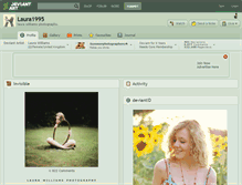 Tablet Screenshot of laura1995.deviantart.com