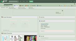 Desktop Screenshot of amayanoshiori.deviantart.com