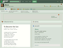 Tablet Screenshot of jrowe.deviantart.com