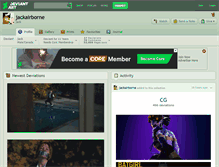 Tablet Screenshot of jackairborne.deviantart.com