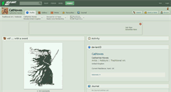 Desktop Screenshot of cathowes.deviantart.com