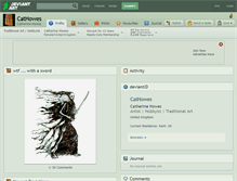 Tablet Screenshot of cathowes.deviantart.com