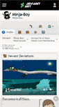Mobile Screenshot of minja-boy.deviantart.com