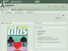 Tablet Screenshot of maderpacker.deviantart.com