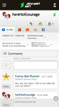 Mobile Screenshot of he4rtofcourage.deviantart.com