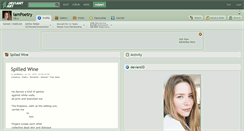 Desktop Screenshot of iampoetry.deviantart.com