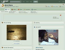Tablet Screenshot of dewz-foeva.deviantart.com