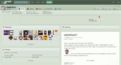 Desktop Screenshot of maskykun.deviantart.com