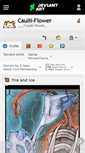 Mobile Screenshot of caulii-flower.deviantart.com