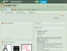 Tablet Screenshot of annabeth--chase.deviantart.com