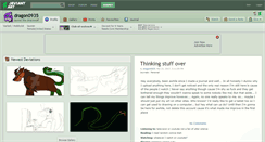 Desktop Screenshot of dragon0935.deviantart.com