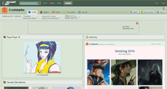 Desktop Screenshot of crystalspike.deviantart.com