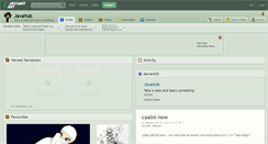 Desktop Screenshot of javahub.deviantart.com