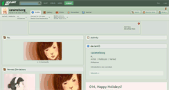 Desktop Screenshot of caramelsong.deviantart.com