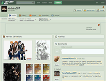 Tablet Screenshot of michiru097.deviantart.com