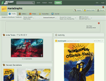 Tablet Screenshot of maniagraphic.deviantart.com