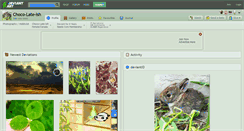 Desktop Screenshot of choco-late-ish.deviantart.com