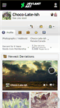 Mobile Screenshot of choco-late-ish.deviantart.com