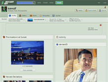Tablet Screenshot of icewulf.deviantart.com