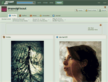 Tablet Screenshot of dropoutgirlscout.deviantart.com